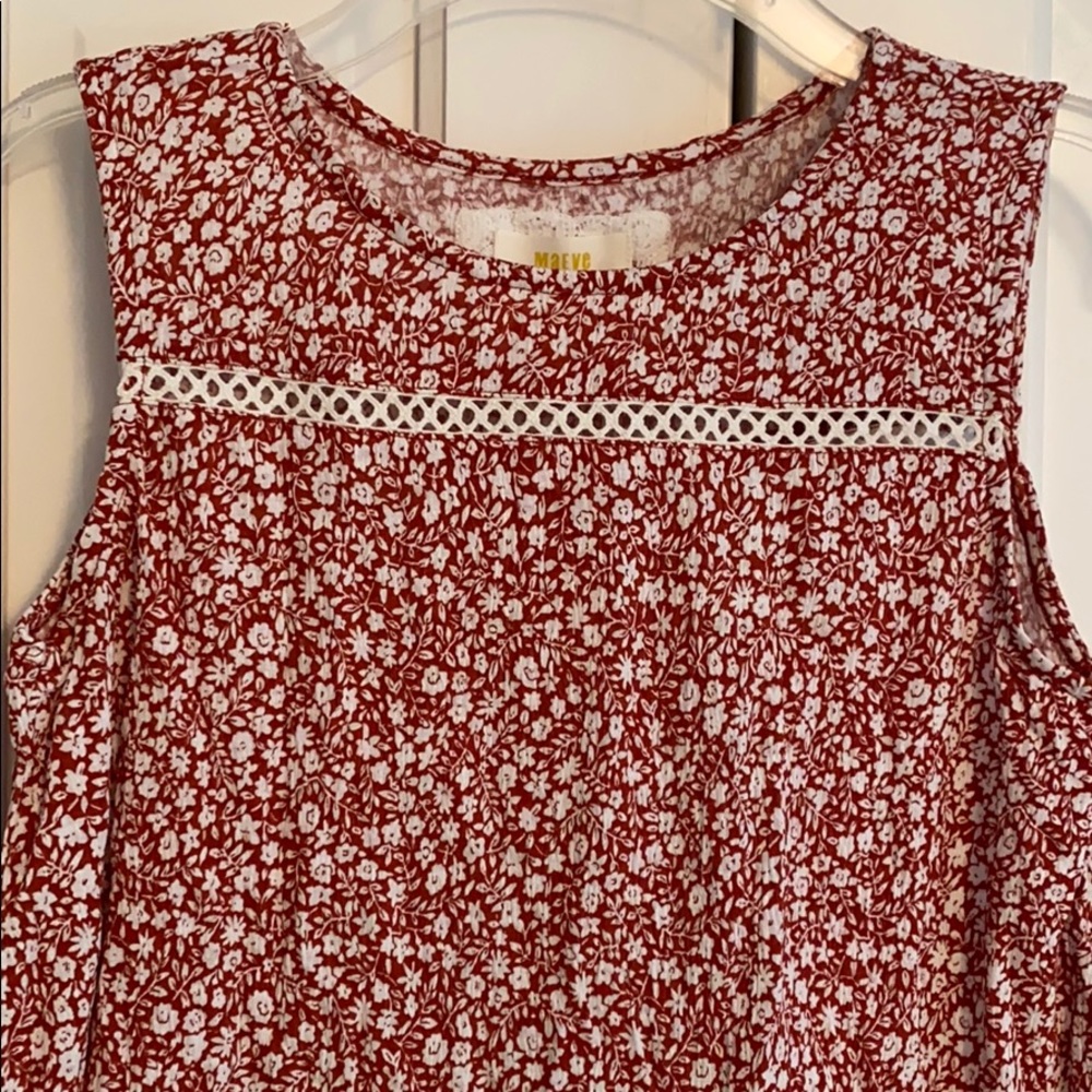 Anthropologie Quinn Lace Peplum Top
